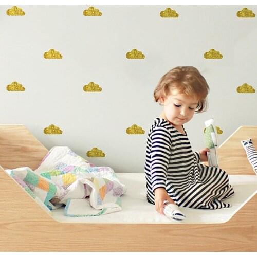 Kids Decor The Nursery Baby Room Little Cloud Wall Stickers Diy Home Decoration Cloud Wall Sticker Hot