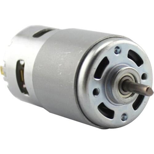 795 DC Motor Large Torque High Power DC12V-24V Universal Motor Double Ball Bearing Low Noise High Speed with D- Axle
