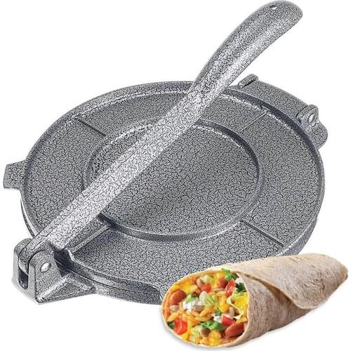 Inch Foldable Tortilla Maker Press Aluminium Meat Press Gadgets Bakeware Tools Pita Press Tacos Maker Dough Press Easy To Use