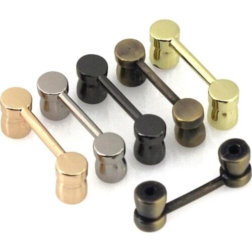 2pcs Zinc Alloy Fashion Bag Arch Bridge Handbag Side New Style Buckle Clips for DIY Bags Belts Strap Leather Crafts Hardware