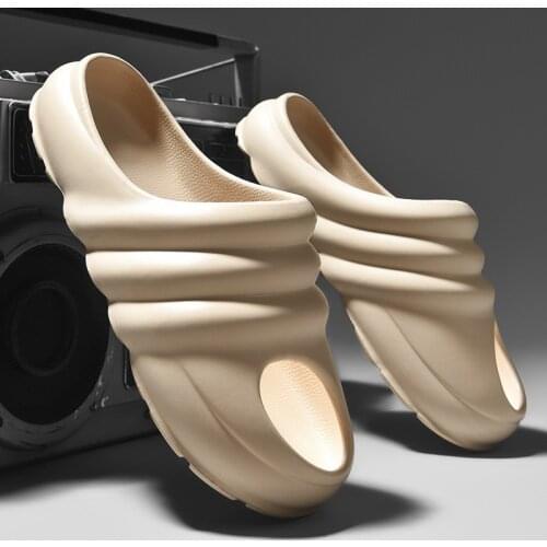 2021 Summer Slippers For Man Plus Size 45 46 New Slippers Men Branded Beach Shoes Mens Indoor Sandals Casual Flip Flops