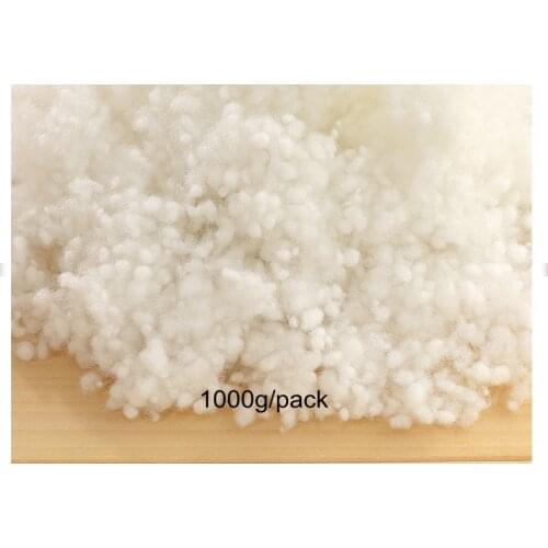 High Quality Filling Material filler for Cushions Pillow Material Stuff Toys Filled Puppets Materials Pearl Cotton PP 1000g