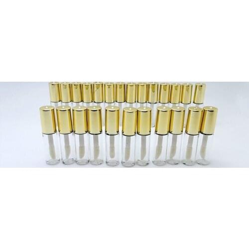 Packing Trial Package 1.2ml Small Lip Gloss Bottle Plastic Empty Tube 50/100 Pieces Lip Glaze Sample Empty Bottle