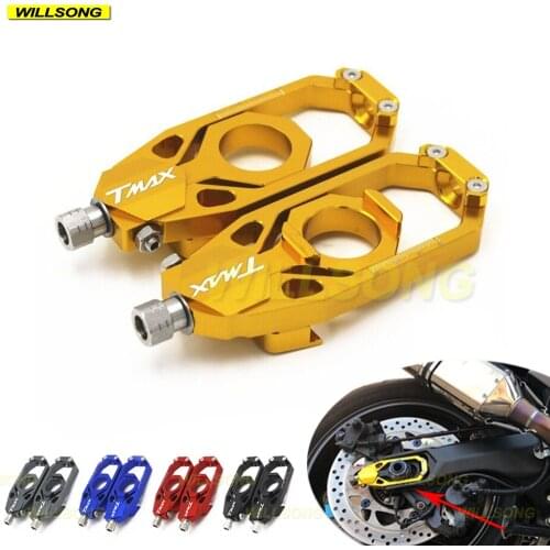 Rear Wheel Axle Chain Adjuster Slider Regulator Tension Fastener For YAMAHA TMAX 500/530/560 TMAX530 Motorcycle Accessories