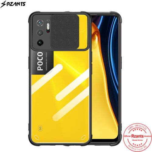 Rzants For Xiaomi POCO M3 PRO Redmi Note 10 5G Case [Lens Protection] Slim Crystal Clear Cover Double Soft Casing