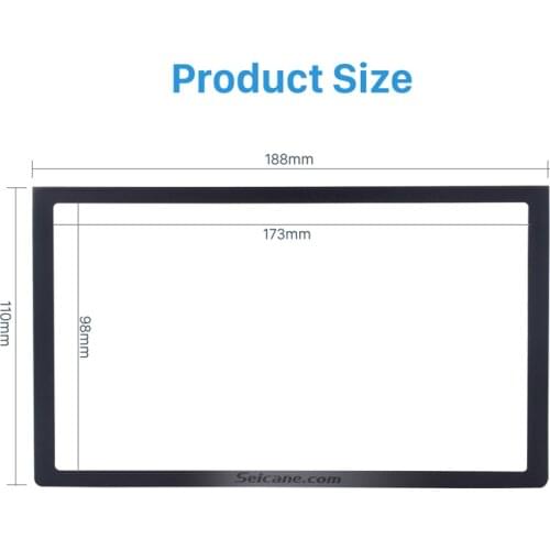 Seicane Perfect 173*98mm Double Din Car Radio Frame Kit for 2006 Buick CHEVROLET Aveo SUZUKI HOLDEN Auto Stereo Interface Panel
