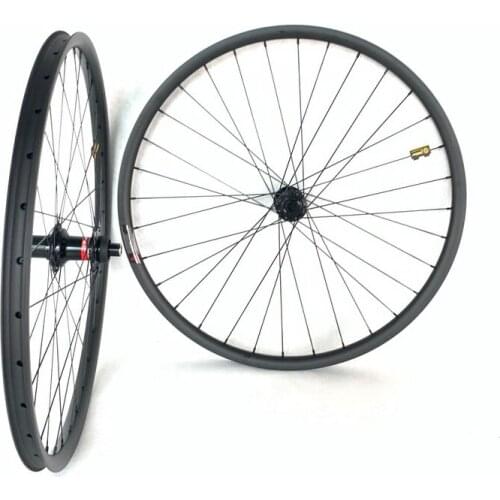 Seraph XC MTB UD Matte Wheelset Stock 27.5er 12-Speed Front 15*110mm, Rear 142*12mm With Micro Spline Freehub Body