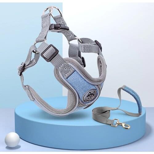 Surepet Dog Harnesses with Leash for Small Medium Dogs Adjustable,Reflective
