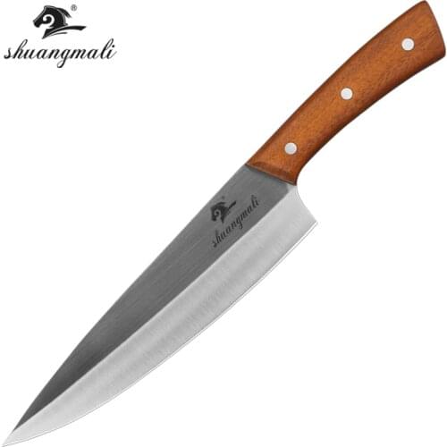 Butcher Kitchen Knife 4Cr13 Stainless Steel Cleaver Chef Knife Slicing Cook Tools Utility Sharp Cutter Meat Butcher Knives