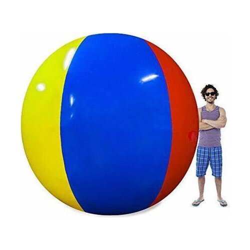 High Quality Giant 200cm Inflatable Beach Ball Sea Swimming Pool Water Toy Four-color Beach Ball Beach Ball