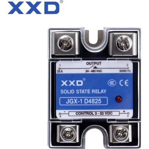 XXD JGX-1 D4825 Single-phase DC Control AC Solid state relay SSR-25DA
