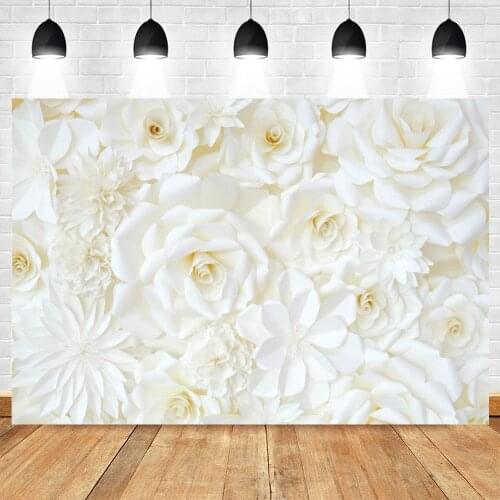 Yeele Weeding White Flowers Backdrop Newborn Baby Shower Portrait Birthday Party Photographic Photocall Background Photography