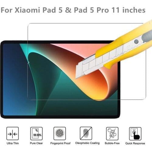 For Xiaomi Pad 5 Pro 2021 11.0 Inch Tablet Protective Film for Xiaomi Mipad 5 Pro Mi Pad 5 Tempered Glass Screen Protector