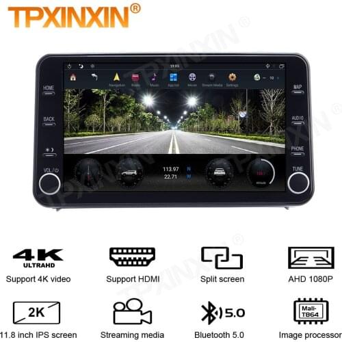 1920*1080 HD Android 9.0 Screen Car Radio 2 DIN Stereo Receiver For Toyota Crider 2019 2020 GPS Navi Auto Audio Player Head Unit