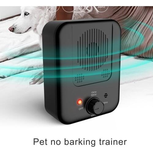 Pet Dog Ultrasonic Anti-Barking Device Dog Repeller Trainer Training Equipment Dog Anit Barking Training Device Pet Trainer