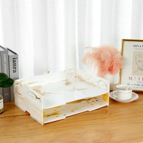 Tortoise Supply DIY Crystal Epoxy Resin Mould Desktop Folder Storage Box Silicone Mould Stationery Box Notebook Epoxy Set