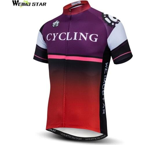 Weimostar Team Mountain Bike Clothing Men Summer Pro Cycling Jersey Shirt Breathable Racing Bicycle mtb Jersey Road Cycling Wear