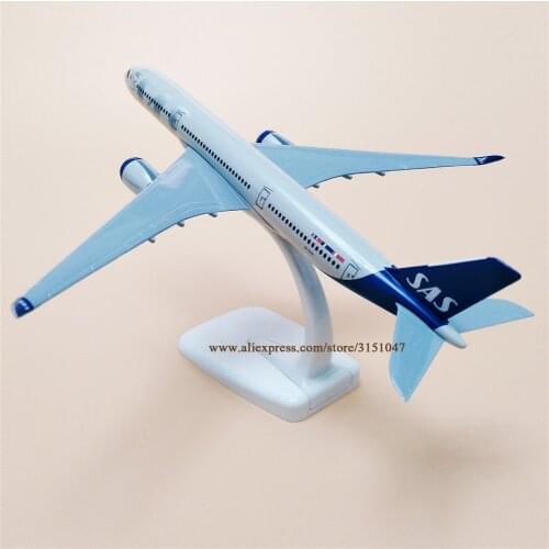 20cm Model Airplane Air Scandinavian SAS A350 Airbus 350 Airways Airlines Metal Alloy Plane Model Diecast Aircraft