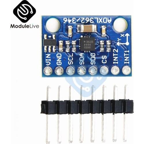 New ADXL362 3-Axis MEMS Digital Accelerometer Accel Sensor Module 1.6V to 3.5V SPI for Arduino System Clock for External Control