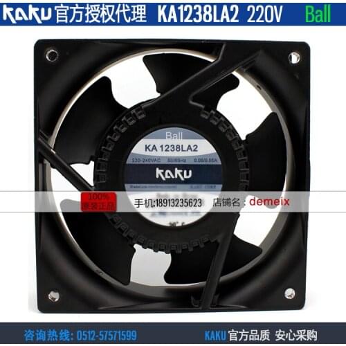NEW KAKU KA1238LA2 AC220V 0.05A 39db silence cooling fan