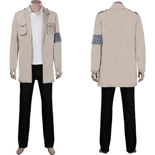 Attack on Titan Cosplay Shingeki no Kyojin Eren Jaeger Cosplay Costume Outfits Halloween Carnival Suit