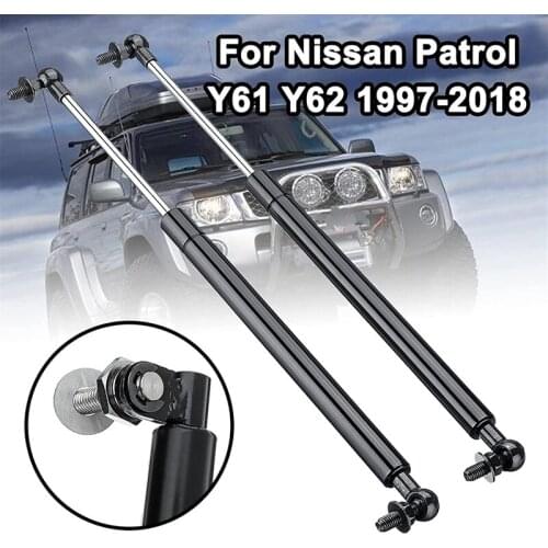 Front Engine Hood Gas Struts Support Bonnet Bar Shock Lift for Nissan Patrol Y61 1997-2013