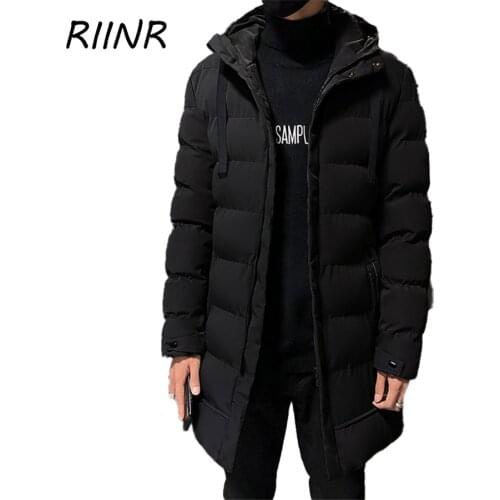 RIINR Men's Long Parkas