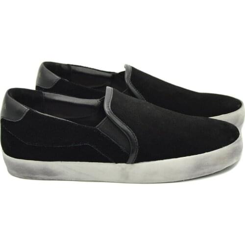 CANGMA Luxury Brand Italy Mans Loafer Black Cow Suede Designer Sneakers Leisure Shoes For Men Casual Shoe Male 2021