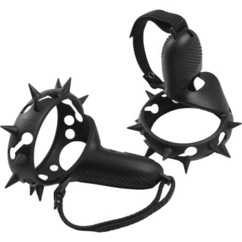 Silicone Protective Cover For Oculus Quest 2 Handle VR Touch Controller Accessory Cover & Strap Full Bump Protection Cover