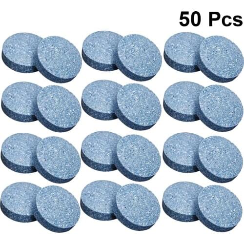 50pcs=200L Water Car Windshield Glass Washer Wiper Cleaner Effervescent Tablet Window Repair Car Window Cleaner Auto Accessories