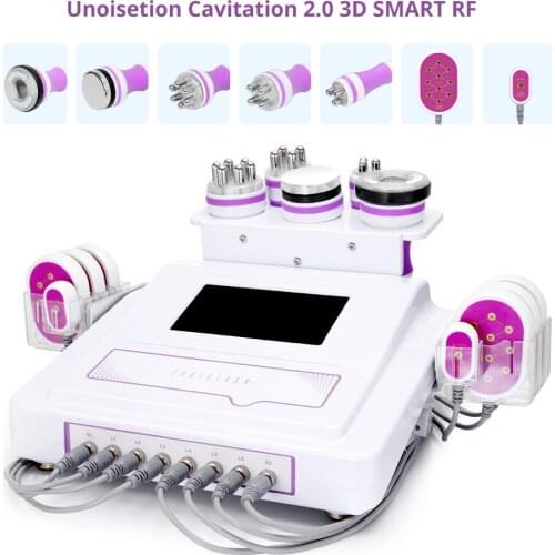 6in1 40K Cavitation Ultrasonic Weight Loss Radio Frequency Body Slim LED Light Body Shape Beauty Salon Machine SPA
