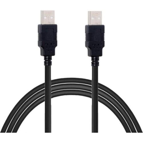 High quality straight / elbow black 1.0M 3.0M 5.0M 8.0M USB 2.0 USB-A male to USB-A male extension cable