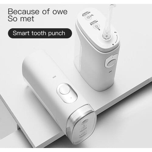 Oral Irrigador Dental Water Flosser Jet Waterpulse Dentist Teeth Cleaner 300ml IPX7 Waterproof Portable Electric Waterflosser
