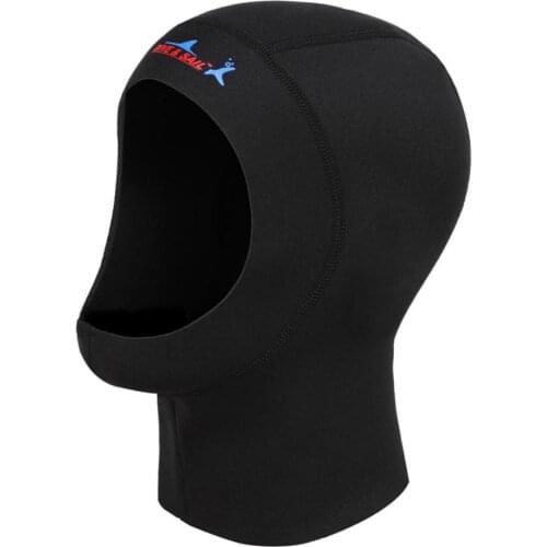 1mm Bib Hood Diving Cap Neoprene Scuba Snorkeling Wetsuit Hood Surf Divers Hat