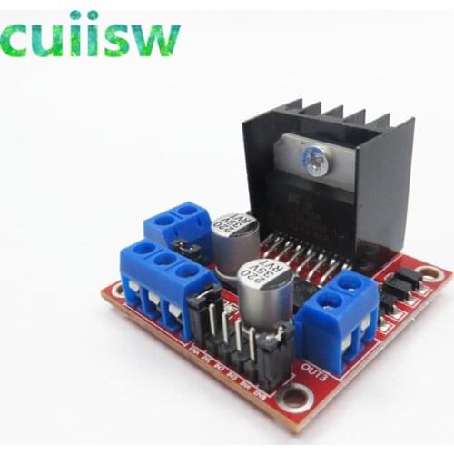 10pcs/lot New Dual H Bridge DC Stepper Motor Drive Controller Board Module L298N for arduino