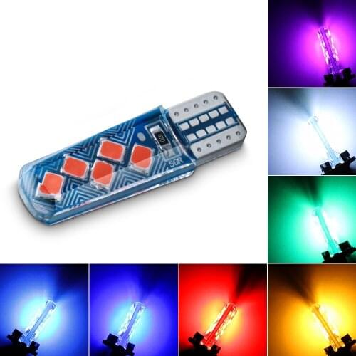 2X Car Interior Led Lights W5W 194 168 T10 CANBUS 3030 SMD For Auto Wedge License Plate Lamp 3000k 6000k 12V Yellow Bright Diode