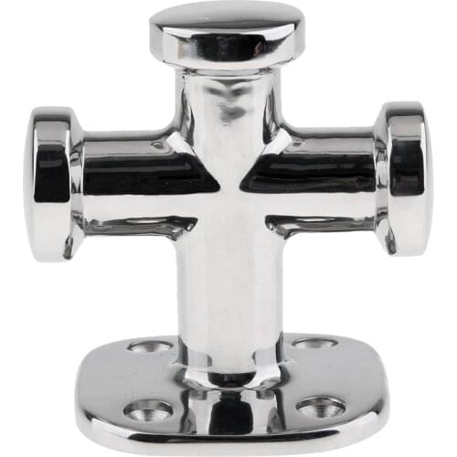 316 stainless steel heavy single cross small cable pile anchor bollard yacht cable pile ship accessories marine hardware