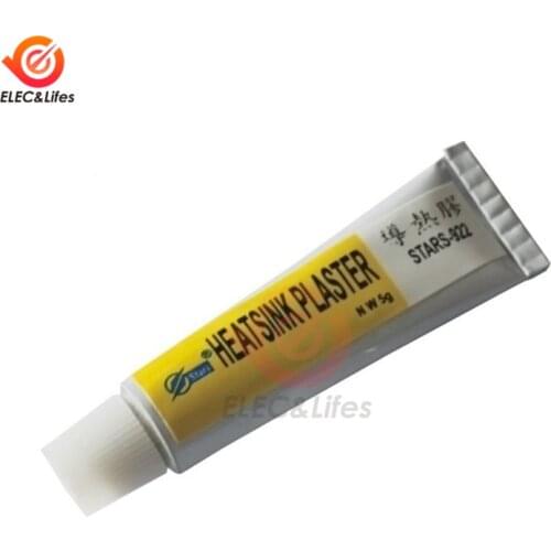 5Pcs STARS-922 CPU GPU Thermal Silicone Heatsink Plaster Thermal Grease Compound Glue Cooling Paste Heat STARS922