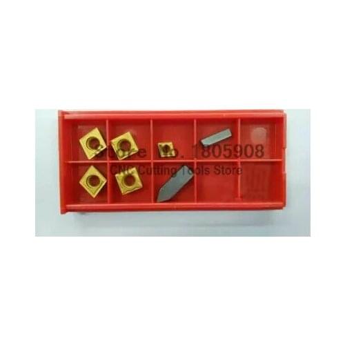 Free shipping 12mm 7pcs inserts set for 12mm tincoated indexable carbide turning tool set.7pcs/kit