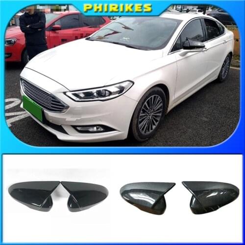 Rear View Mirror Ox Horn Housing Cover Cap -Side Mirror Cover Trim for Ford Mondeo / Fusion 2013-2018