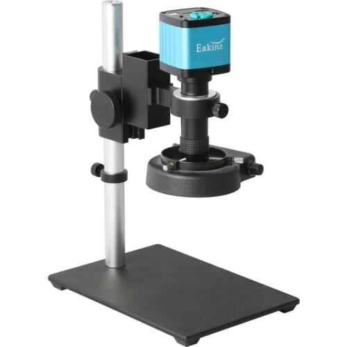 48MP 4K HDMI USB Digital Video Monocular Microscope Camera Continus Zoom 100X 130X C-Mount Soldering Mobile Phone Repair Tools