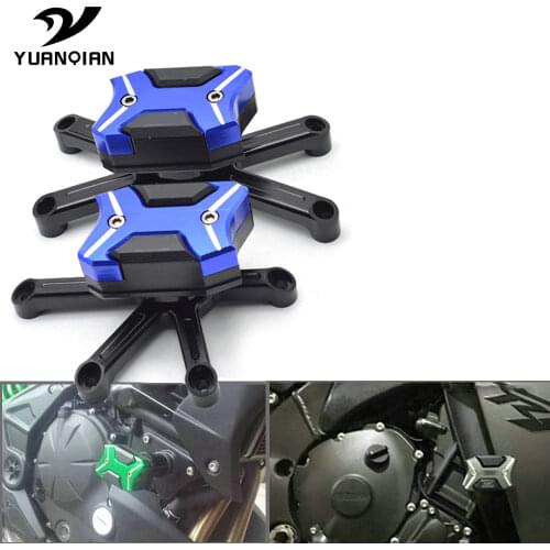 For Suzuki GSXR 600 GSXR750 K6 K8 2006-2010 Motorcycle Frame Crash Pads Engine Case Sliders Protector moto Falling Protector