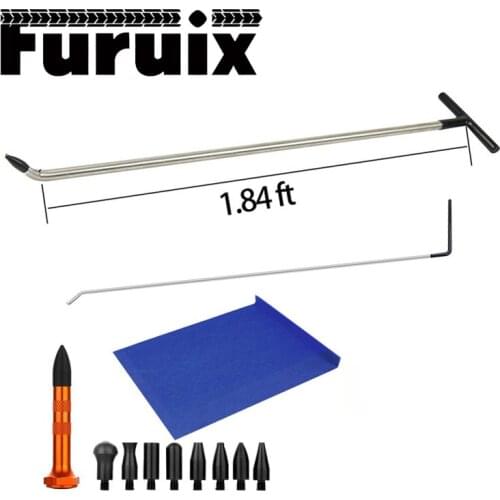 CAR REPAIR TOOLS PAINTLESS DENT REPAIR ROD DENT REMOVAL TOOLS TAP DOWN WITH 8HEADS PROTECTION PUMP WEDGE FOR HAIL DAMAGE TOOL SE