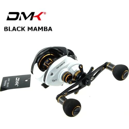 DMK Casting Fishing Reel Left/Right Hand 7.0:1/9+1BB/8Kg Full Metal Reel Fishing Tackle Carretilha Pesca Round Bait Casting Coil