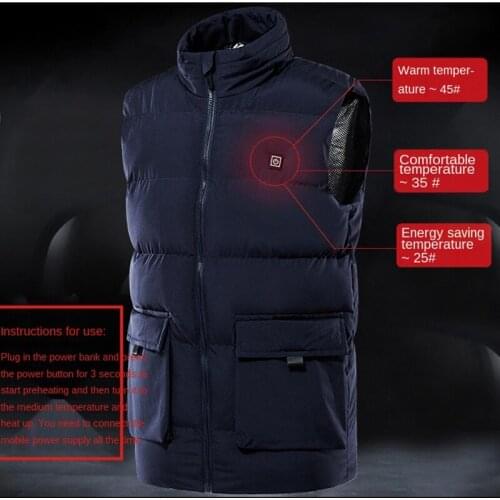 4 Areas Heated Jackets USB Warm Sprots Thermal Coat Clothing Heatable Vest Mens Womens Winter Outdoor Electric Heating Jackets