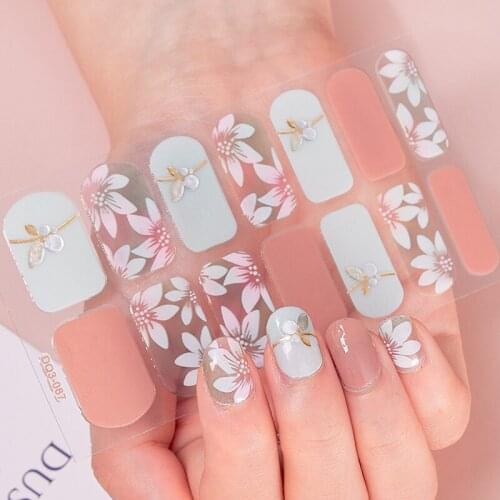 Leopard Pattern 3D Laser Nail Stickers Full Coverage Nail Stickers Nail Stickers Small Fresh Full Stickers Shiny Spots