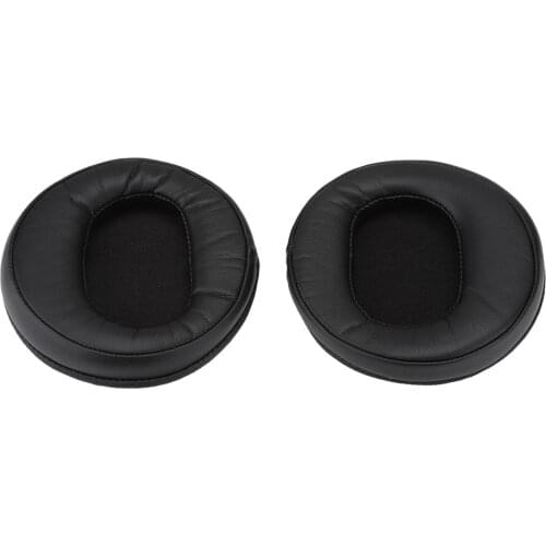 Replacement Ear Pads Cotton Headphones Cushion For DENON AH-D2000 D5000 D7000 Headphones (Black)