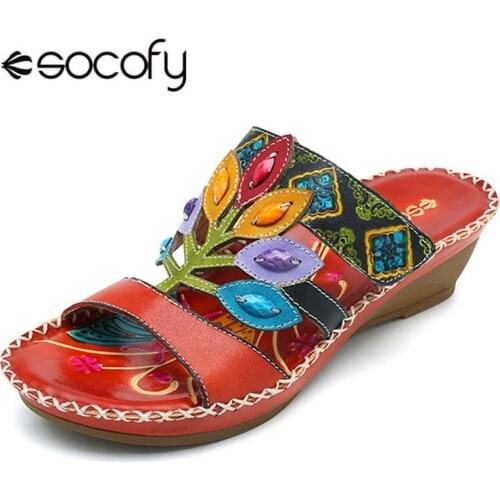 Socofy Women's Open Toe Shoes