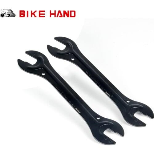 2pcs BIKE HAND 13/14/15/16 mm Bicycle Hub Cone Spanner 2PCS Mountain Bike Bicycle Repair Tools Steel Hub Spanner