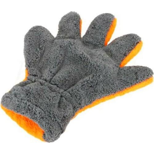 High Quality Microfiber Car Washer Cleaning Auto Care Gloves Soft Superfine Fiber Soft Washing Tool Window NEW Car-styling